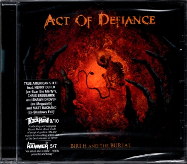 Act of Defiance - Birth and the Burial CD