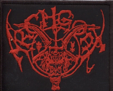 Archgoat - Rotes Logo Aufnäher