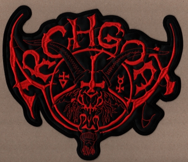 Archgoat - Rotes Logo Rückenaufnäher