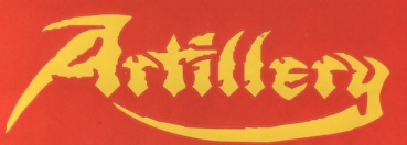 Artillery - Gelbes Logo Aufkleber