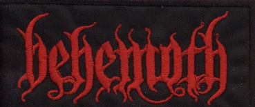 Behemoth - Rotes logo Aufnäher
