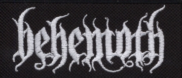 Behemoth - Weißes logo Aufnäher