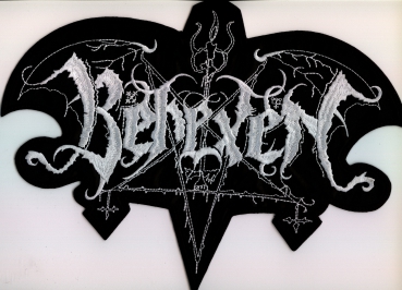 Behexen - Weisses Logo Rückenaufnäher