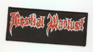 Bestial Warlust - White Red Logo Patch