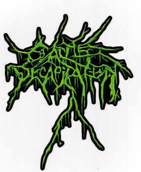 Cattle Decapitated - Grünes Logo Rückenaufnäher