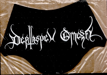Deathspell Omega - Grau Weisses Logo Rückenaufnäher