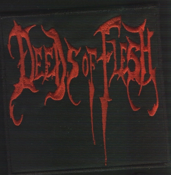 Deeds of Flesh - Red Logo Patch