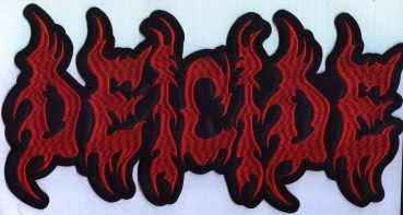 Deicide - Rotes Logo Rückenaufnäher