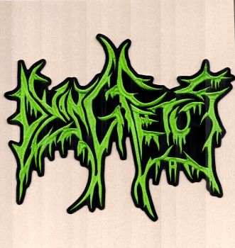 Dying Fetus - Grünes Logo Rückenaufnäher