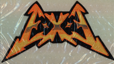 Exe - Orange Yellow Logo Backpatch