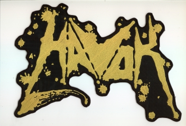 Havok - Gelbes Logo Rückenaufnäher