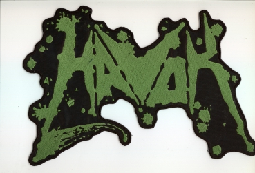 Havok - Grünes Logo Rückenaufnäher