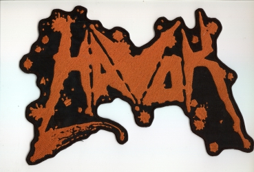 Havok - Oranges Logo Rückenaufnäher