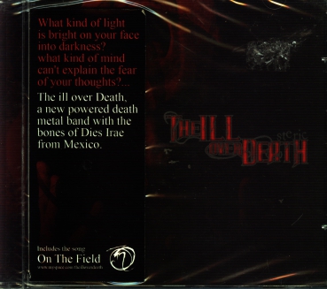 The Ill Over Death - Steric CD