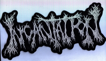 Incantation - Weisses Logo Rückenaufnäher