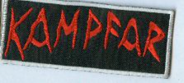 Kampfar - Red Logo Patch