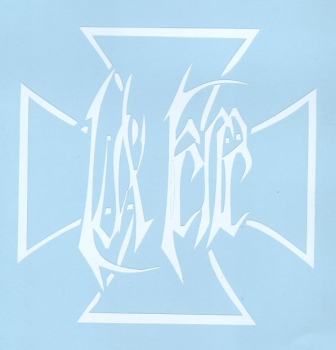 Lux Ferre - Logo Aufkleber Weiss
