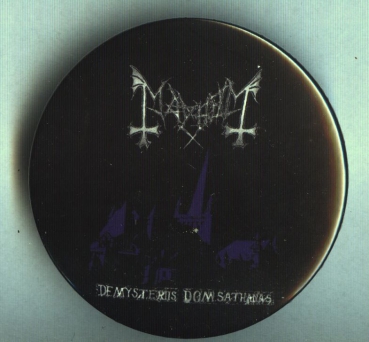 Mayhem - De Mysteries Dom Sathanas Button 59 mm