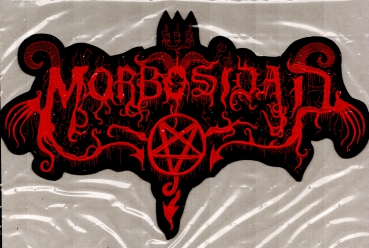Morbosidad - Rotes Logo Rückenaufnäher