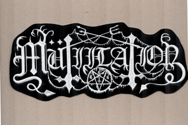 Mutiilation - Logo Rückenaufnäher