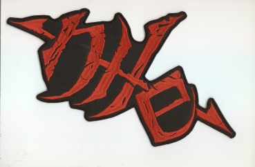 Nile - Red Logo Backpatch