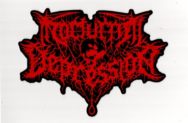 Nocturnal Depression - Rotes Neues Logo Rückenaufnäher