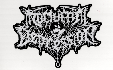 Nocturnal Depression - White New Logo Backpatch