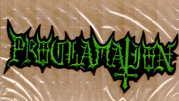 Proclamation - Grünes Logo Rückenaufnäher