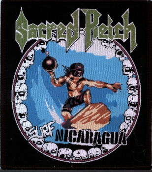 Sacred Reich - Surf Nicaragua Woven Aufnäher