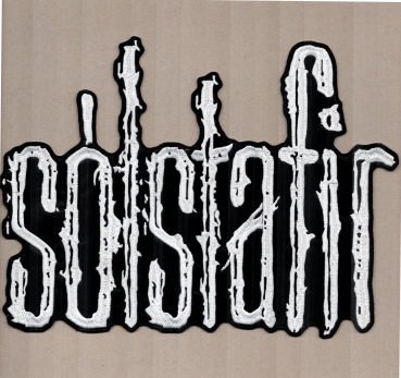 Solstafir - Weisses Logo Rückenaufnäher