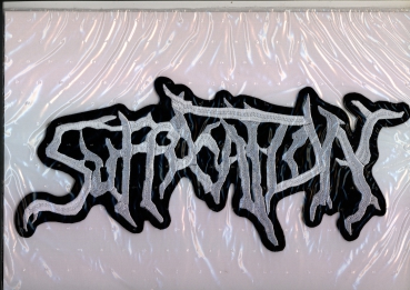 Suffocation - Weisses Logo Rückenaufnäher