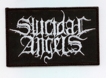 Suicidal Angels - White Logo Patch