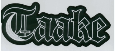 Taake - Logo Rückenaufnäher