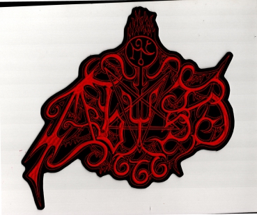 The Abyss - Rotes Logo Rückenaufnäher