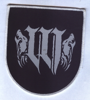 Wolfchant - Symbol Wappen Weiss Woven Aufnäher