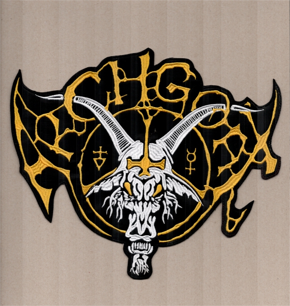 Archgoat - Yellow White Logo Backpatch