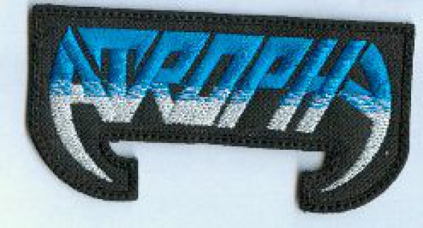 Atrophy - Blue White Logo Patch