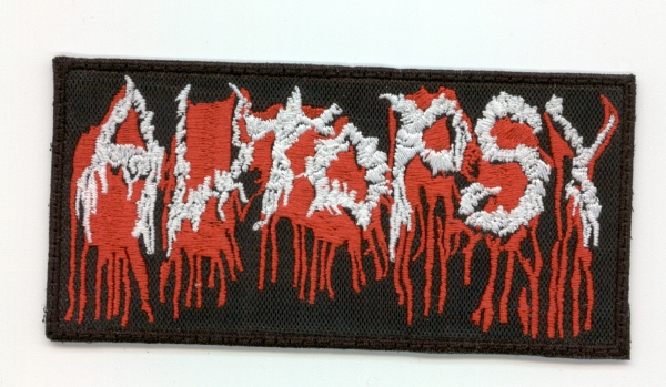 Autopsy - Red White Logo Patch