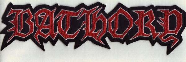 Bathory - Red White Octagon Backpatch