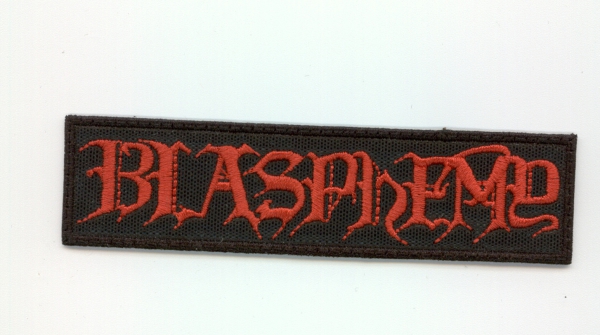 Blasphemy - Red Logo Patch