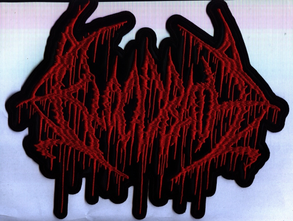 Bloodbath - Rotes Logo Rückenaufnäher