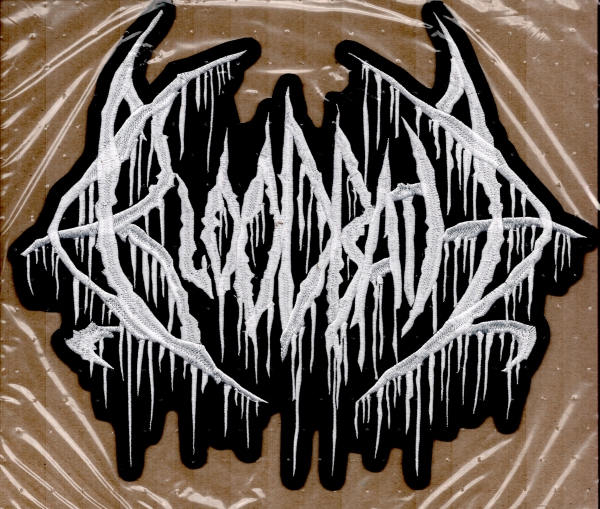 Bloodbath - Weisses Logo Rückenaufnäher