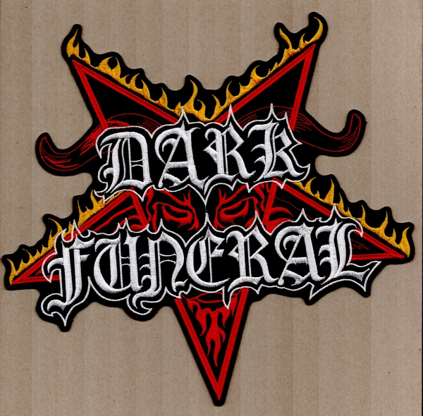 Dark Funeral - Farbiges Logo Rückenaufnäher