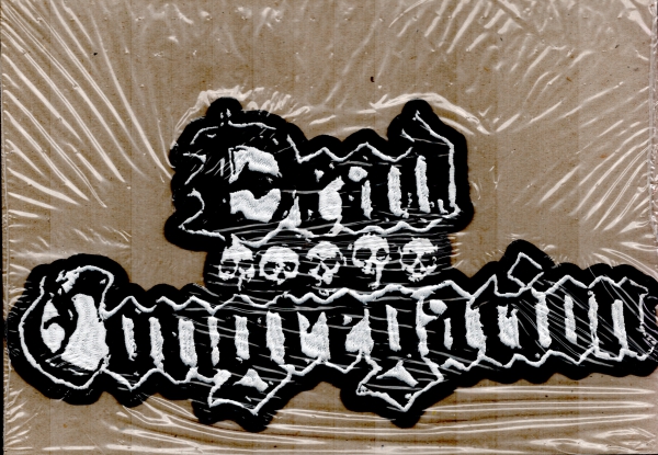 Dead Congregation - Weisses Logo Rückenaufnäher