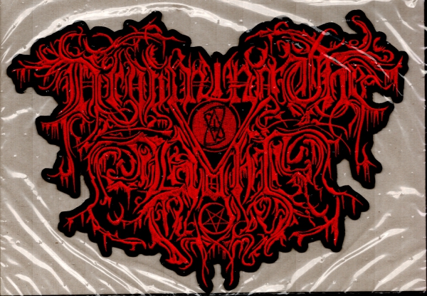 Drowning the Light - Rotes Logo Rückenaufnäher