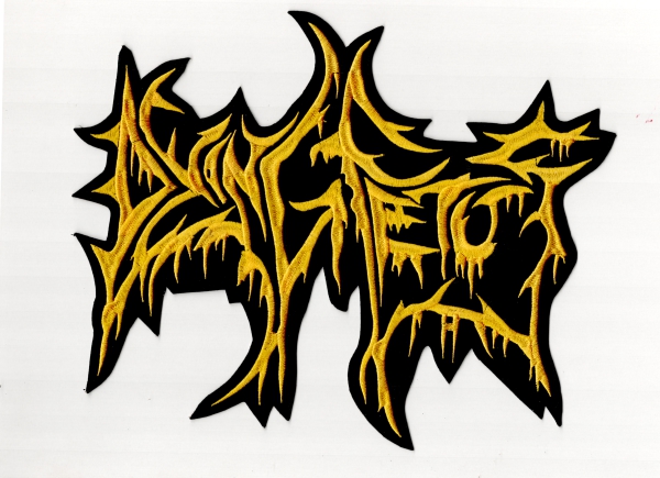 Dying Fetus - Gelbes Logo Rückenaufnäher