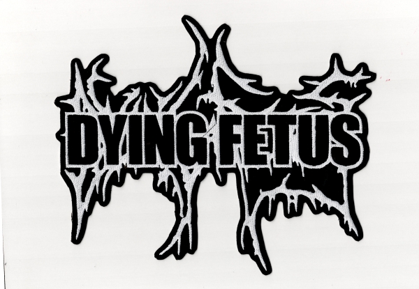 Dying Fetus -White Logo 2 Backpatch