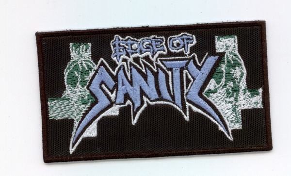 Edge of Sanity - Blau Weisses Logo Aufnäher