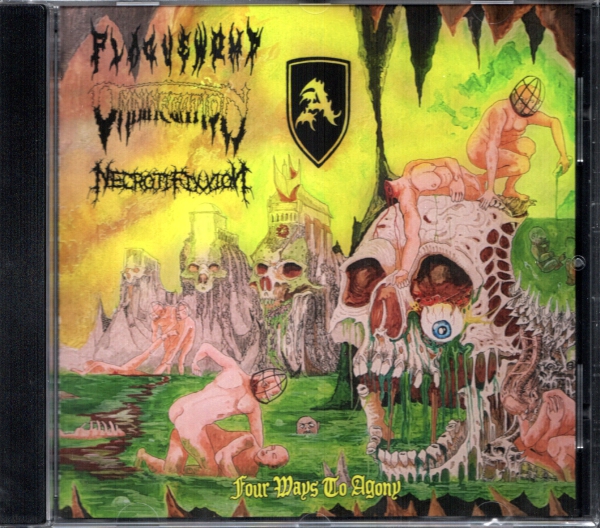 Abschwörung / Plaguewomb / Omninegation / Necrotifixxion - Four Ways to Agony Split CD