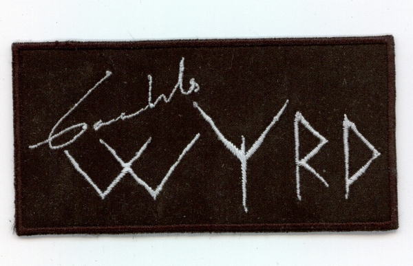 Gaahls Wyrd - Weisses Logo Aufnäher